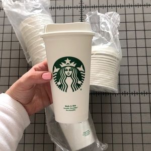 Brand New Reusable Starbucks Hot Cups (17)